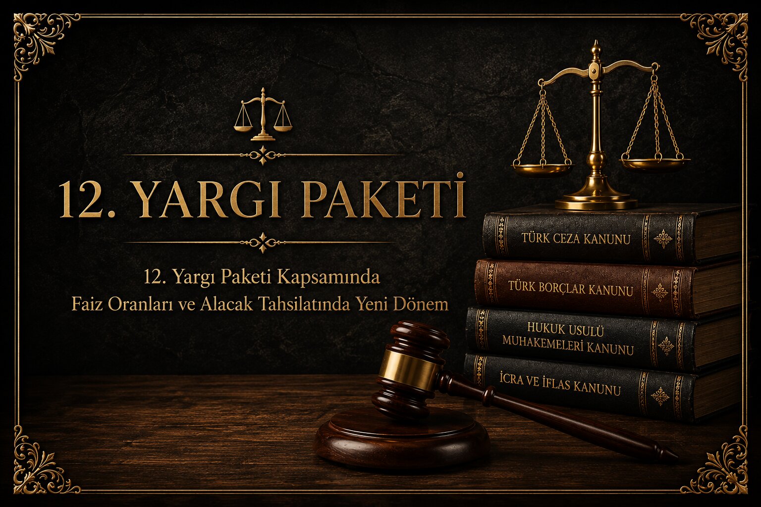12. Yargı Paketi Kapsamında Faiz Oranları ve Alacak Tahsilatında Yeni Dönem